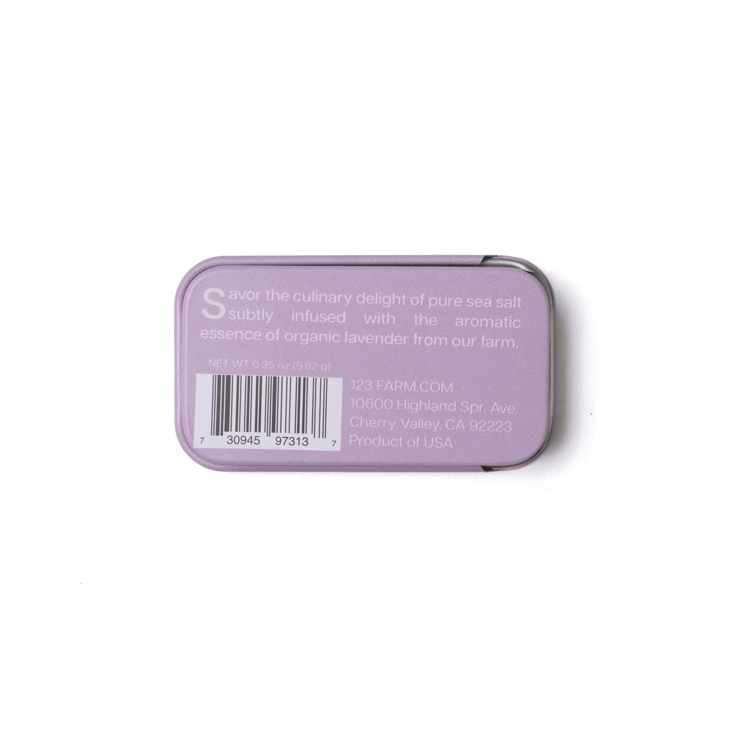 Lavender Sea Salt Tin – Perfect Gift, Cute Travel Size, 0.46