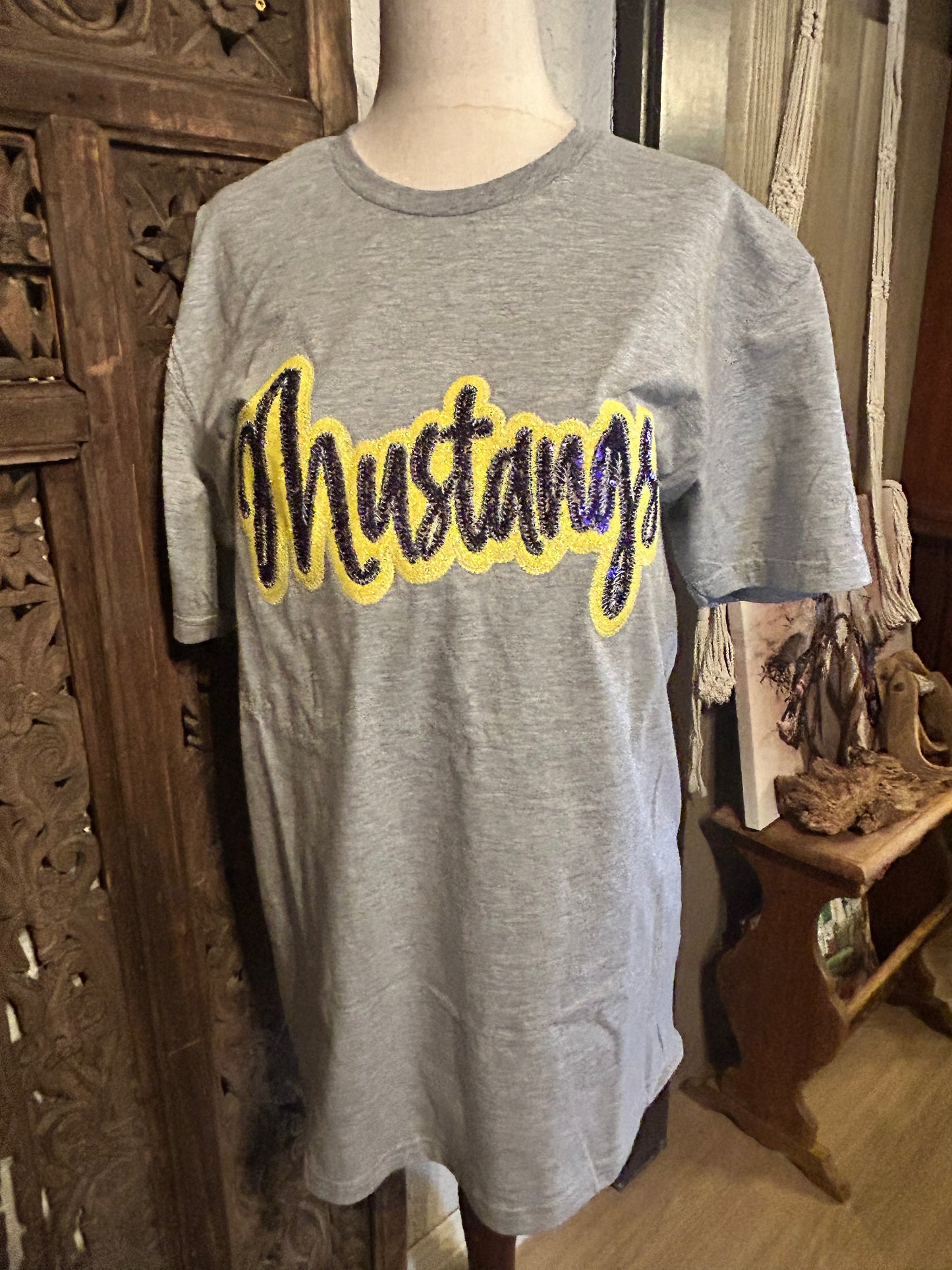 Mustangs Sequins Short Sleeve