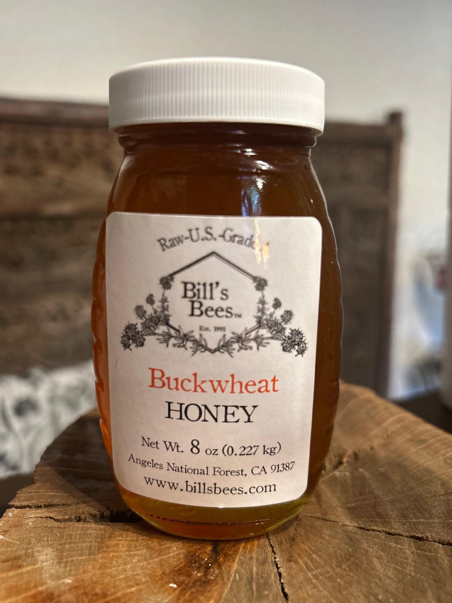 8oz Honey in Jar