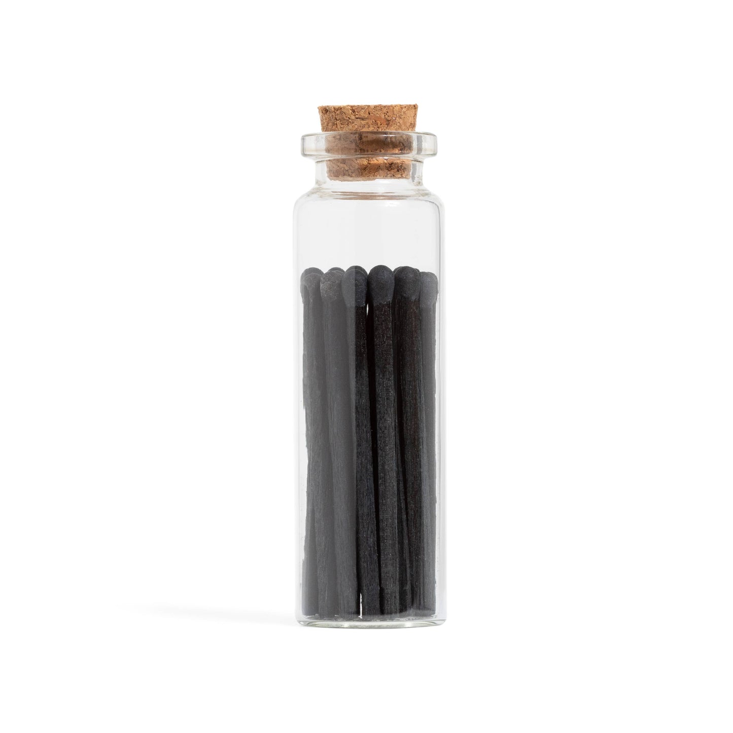 All Black Matches in Small Corked Vial