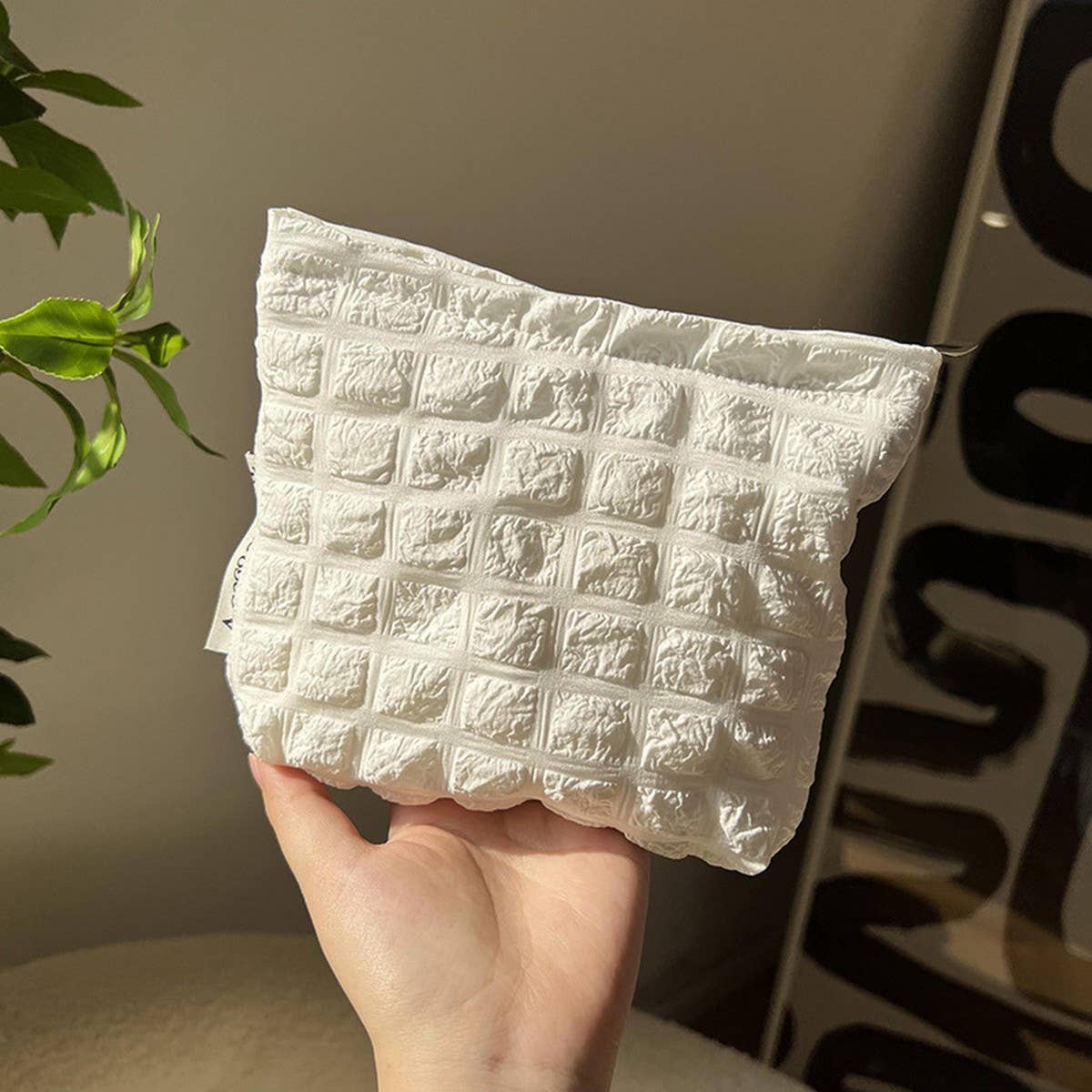 Mini Cloud Cosmetic Bag Square Travel Pouch