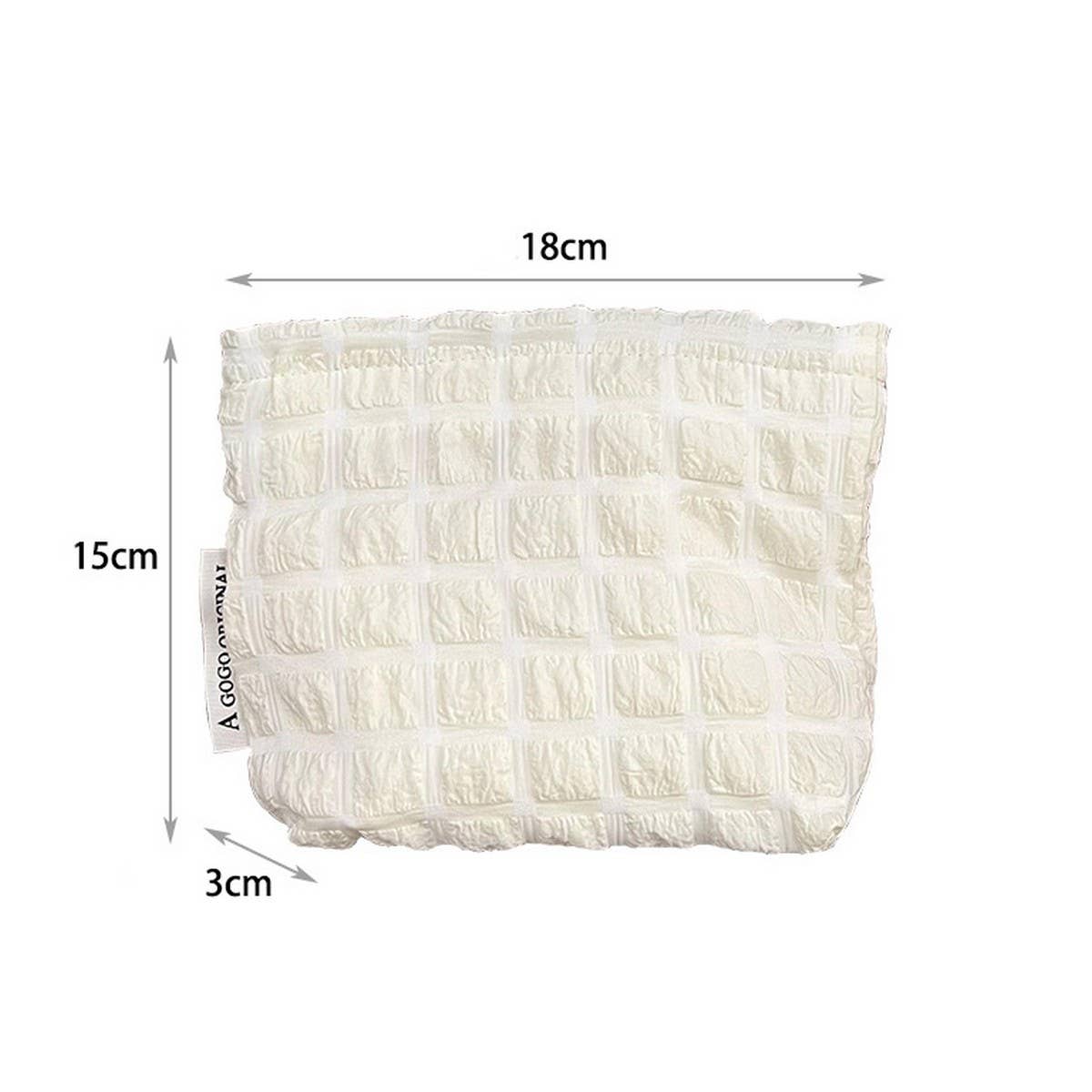 Mini Cloud Cosmetic Bag Square Travel Pouch