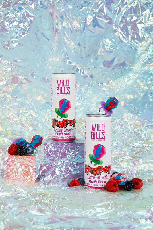 Ring Pop Soda Berry Blast Pure Cane Sugar, 12-Pack, Cans