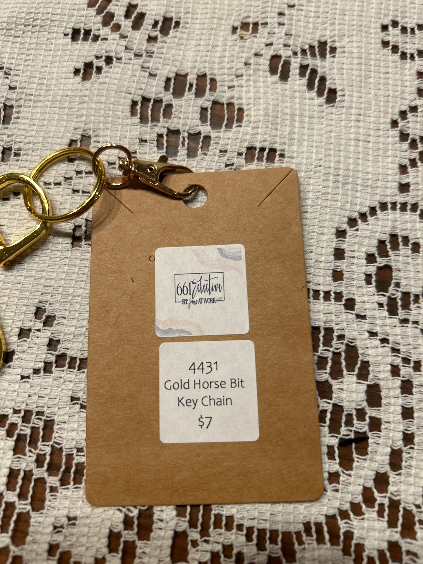 Gold Horse Key Chain