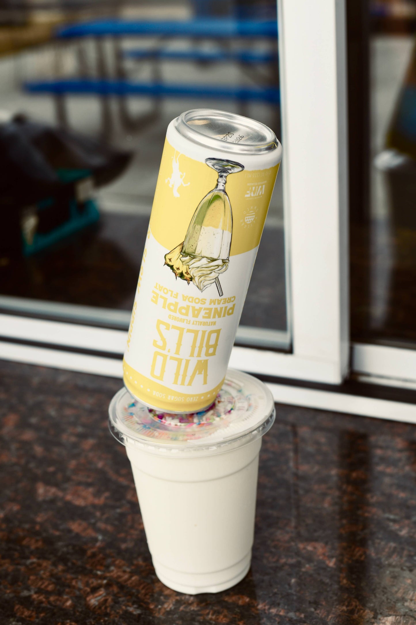 Pineapple: Zero Sugar Soda Can