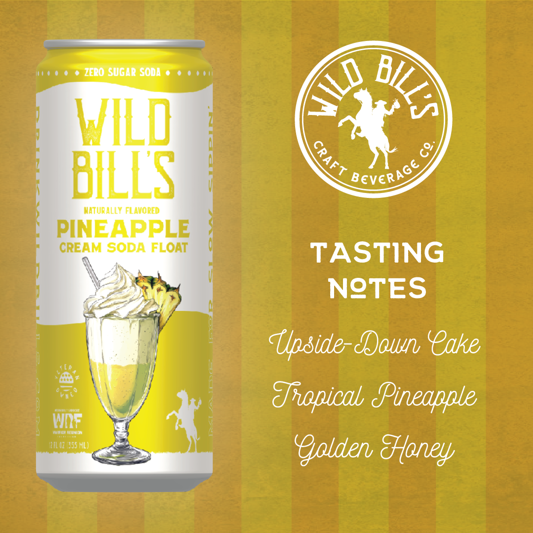 Pineapple: Zero Sugar Soda Can