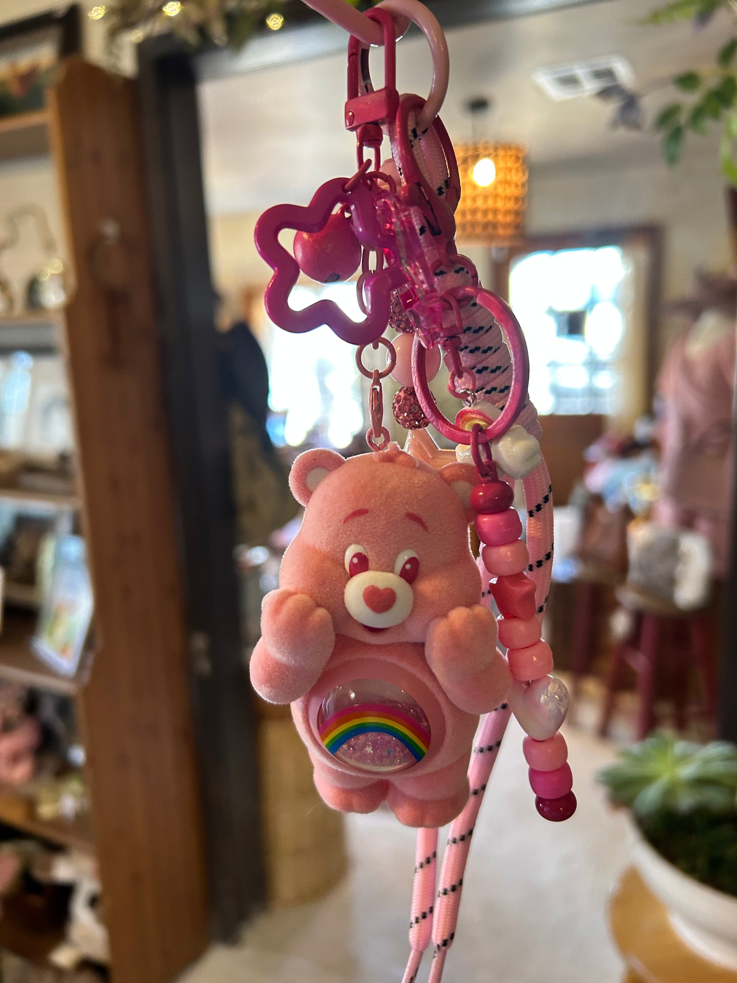 Care Bears Keychain w/Charms