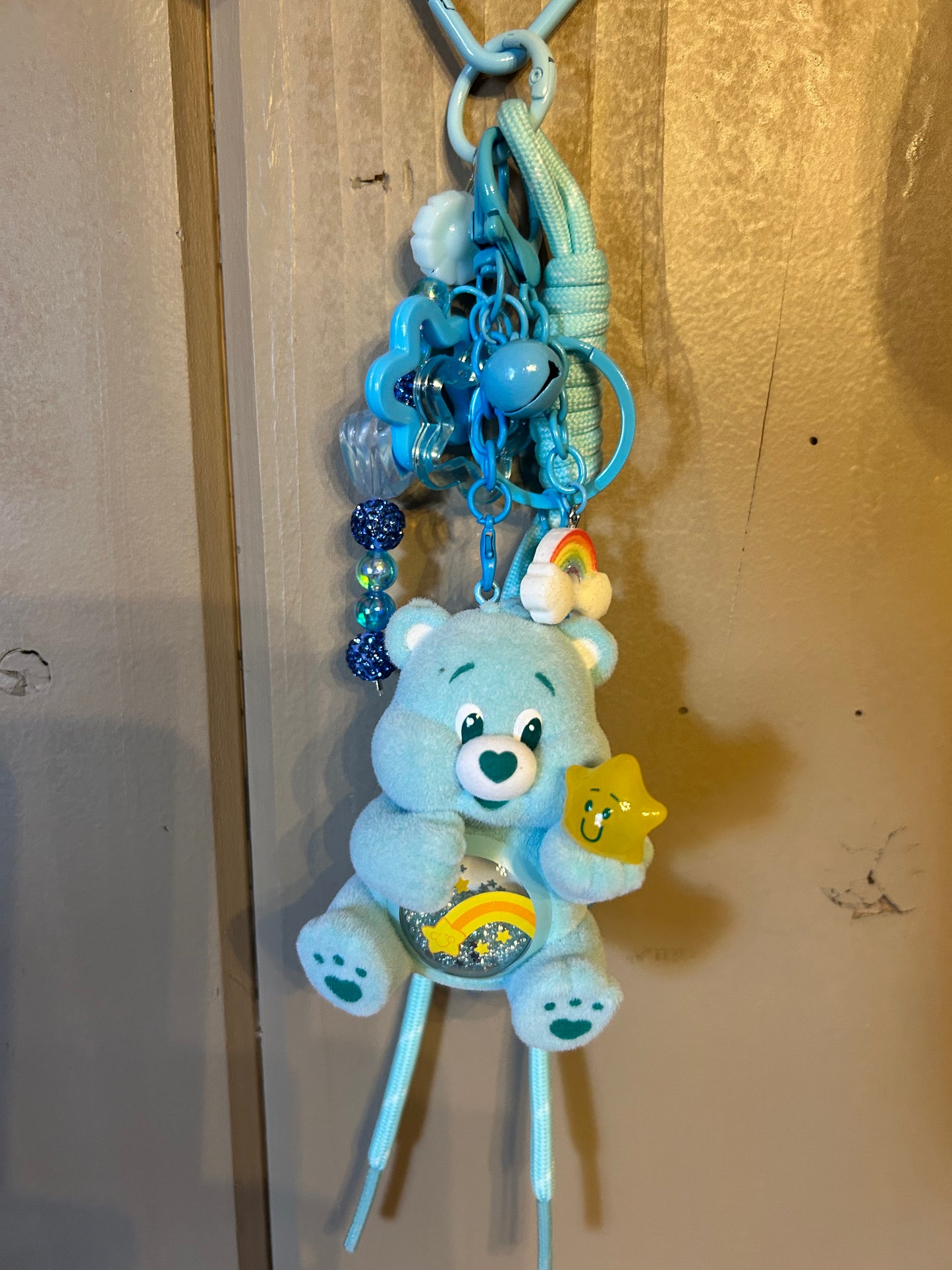 Care Bears Keychain w/Charms