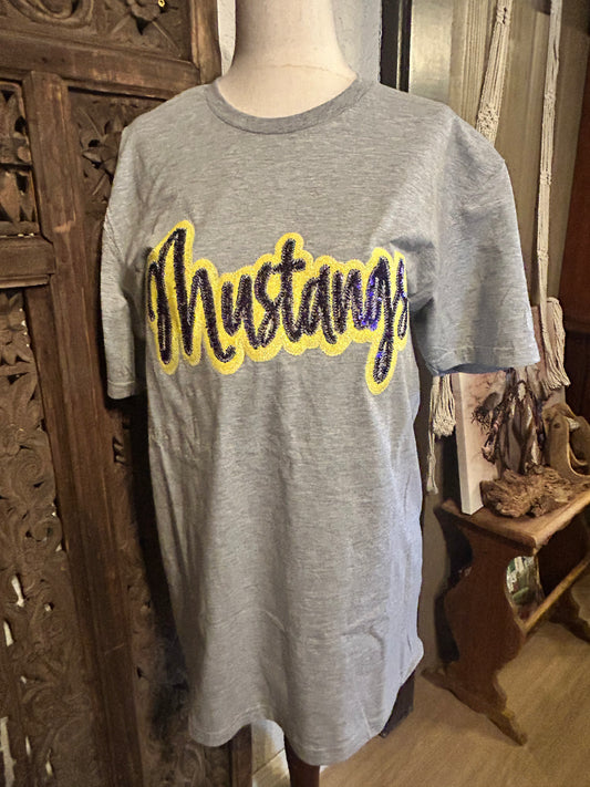 Mustangs Sequins Short Sleeve