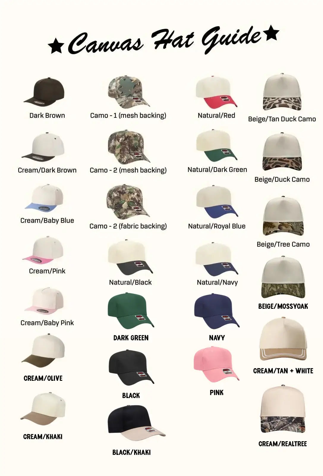 Custom Cursive Puff Embroidered Hat