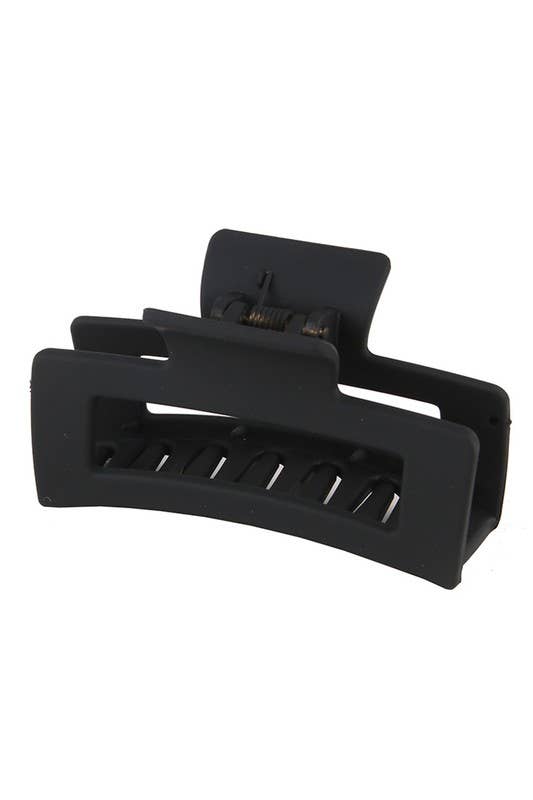 3.35" Minimalist Rectangle Hair Claw Clip
